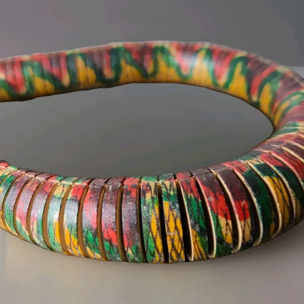 Vintage Articulated Wooden Snake Toy/Decor Reptiles 31